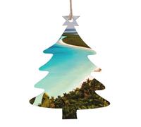 Island of Cuba Print Personalized Christmas Ornaments Home Crafts for Xmas Parties Fireplaces Walls