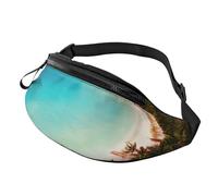 island of cuba Print Unisex Pack Waist Bag for Lightweight Comfortable Travel Casual Sporty Occasions