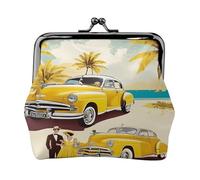 Island of Cuba - Print Women's Compact Coin Purse with Lock Waterproof for Travel Gifts