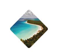 Island Of Cuba Printing Fashion Car Air Freshener Cards 10 Pcs Car Scented Hanging Sheets