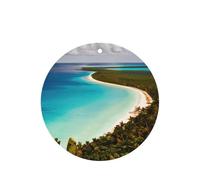 Island Of Cuba Printing Fashion Car Air Freshener Cards 10 Pcs Car Scented Hanging Sheets