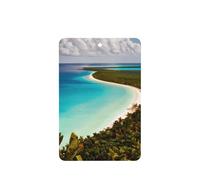 Island Of Cuba Printing Fashion Car Air Freshener Cards 10 Pcs Car Scented Hanging Sheets