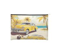 Island of Cuba Reusable Paper Cosmetic Bag Waterproof & Lightweight for Travel, School & Daily Use Full-Print Design Women, Students, Eco-Conscious