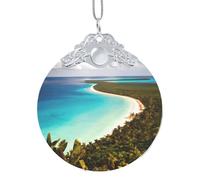 Island Of Cuba Xmas Home Decorations Ornaments, Hanging Christmas Tree Gift Pendant For Holiday Cheer