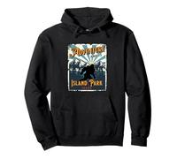 Island Park Idaho Sasquatch Bigfoot Big Foot Souvenir Pullover Hoodie