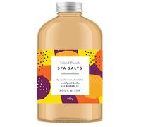Island Punch Spa Salts for Hot Tub and Jetted Bath - 600gr Scented Aromatherapy Natural Vegan Sea Salt Crystals Detox Relaxing