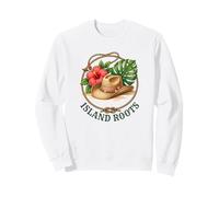 Island Roots Cowboy Hat Hibiscus AAPI Floral Coastal Cowgirl Sweatshirt