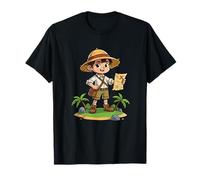 Island Safari Young Explorer Treasure Hunt Map T-Shirt
