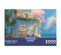 Island Scenery Puzzle 1000 Pieces Adults Teens Hobby Creative Relaxation Seaside Landscape Premium Gift Board 38x26cm/1000pcs
