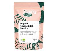 Island Source Organic Coconut Milk Powder 1kg Pouch, Natural Vegan, Gluten Free, Pure Powdered Coconut Milk for Smoothies and Baking