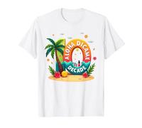 Island Style at 10: Aloha Dicamae Decade Hawaii Birthday T-Shirt, Men, White, M