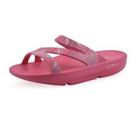 Island Surf Women's Coral Flat Sandal, Fuchsia Print, 9 UK