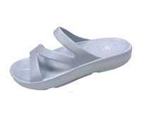 Island Surf Women's Coral Flat Sandal, Slate, 8 UK