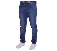 Island Trading Skinny Jeans for Men - Stretchable Denim - Comfortable Mens Stretch Jeans in Four Colors Black, Grey, Blue Stonewash, Dark Blue Mens Jeans - Sizes 28-42 Inch Waist