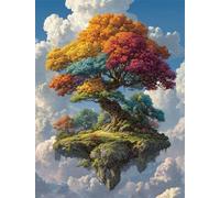 Island Tree 4000 Piece Jigsaw Puzzles For Adults, Fun Challenging & Brainteasing 4000 piece Adult jigsaw puzzle, Impossible puzzles, Gift for Men/Women, Finished Size is 141x87cm
