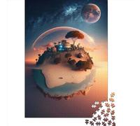 Island_Villas 1000 Piece Puzzles For Adults Creative Rectangular Puzzle Wooden Puzzle Puzzle Jigsaw for Friends Family 1000pcs (75x50cm)