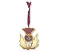Islandcraft Scottish Thistle Wooden Hanging Decoration IC-0021-0071