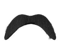 Islander Fashions Adults Black Chauffeur Hat And Moustaches Set Book Week Day Fancy Dress Accessory (Moustaches Only) One Size