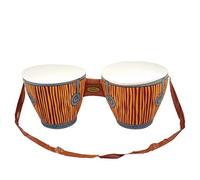Islander Fashions Inflatable Bongo Drums with Strap African Fancy Dress Decoration Beach Party Fun One Size