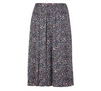 Islander Fashions Ladies Elasticated Paisley Floral Print Skirt Womens Plus Size Party Midi Skirt Peach Flower UK 24-26