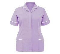 Islander Fashions Ladies Healthcare Zip Fastening Collared Nurse Tunic Top Womens Hospital Uniform UK 8-26