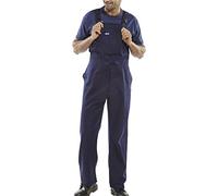 Islander Fashions Mens Cotton/Polyester Drill Bib and Brace Adult Painter Dungarees Work Trousers Overalls