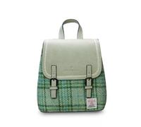 Islander Harris tweed The Mini Jura Backpack, Mint Check, Mint Check, Mini, Modern