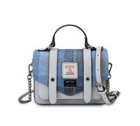 Islander Minimal, Blue Tartan, 18.5cm x 13cm x 6cm