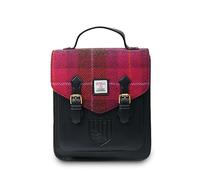 Islander® The Calton Backpack - Ladies Backpack with HARRIS TWEED - Fuchsia Tartan