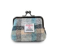 Islander The Coin Purse Made of Harris Tweed, Islander Tartan, 4.72" x 3.93", Classic