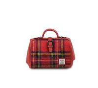 Islander The Medium Doctor Bag for Women, Harris Tweed & Vegan Leather, Royal Stewart Tartan