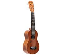 Islander Traditional soprano ukulele with mahogany top and Hawaiian islands engraving