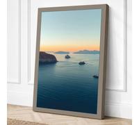 Islands at Daybreak Coastal Canvas Wall Art Print 36x24 Inch | Ready to Hang, Gallery Wrapped, Fade-Resistant Inks, Securely Packaged, UK Made