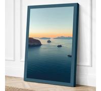 Islands at Daybreak Coastal Canvas Wall Art Print 36x24 Inch | Ready to Hang, Gallery Wrapped, Fade-Resistant Inks, Securely Packaged, UK Made
