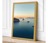 Islands at Daybreak Coastal Canvas Wall Art Print 36x24 Inch | Ready to Hang, Gallery Wrapped, Fade-Resistant Inks, Securely Packaged, UK Made