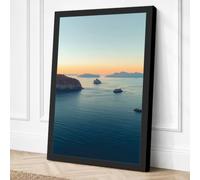 Islands at Daybreak Coastal Canvas Wall Art Print 36x24 Inch | Ready to Hang, Gallery Wrapped, Fade-Resistant Inks, Securely Packaged, UK Made