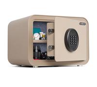 ISLANDSAFE Home Safe Box, Digital Small Personal Safes, caja fuerte, Security Money Closet Electronic Lock Box with Keypad for Pistol Cash Jewelry, Document, Hotel, Dorm, Office (1.0cuft Sand)