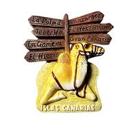 Islas Canarias Spain 3D Camel Fridge Magnet Souvenir Gift,Resin Handmade Canary Islands Refrigerator Magnet Home & Kitchen Decoration Collection