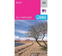 Landranger 60 Islay Map With Digital Version - Pink, Pink One Size