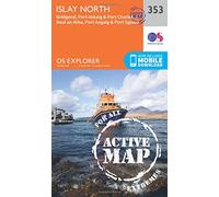 Explorer Active 353 Islay North Map With Digital Version - Orange, Orange One Size
