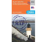 Islay South Map | Weatherproof | Port Ellen, Bowmore & Bridgend | Ordnance Survey | OS Explorer Active Map 352 | Scotland | Walks | Hiking | Maps | Adventure