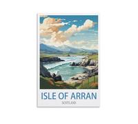 Isle Of Arran Scotland Vintage Travel Poster 16x24inch(40x60cm) Print Home Bedroom Office Living Room Decor Canvas