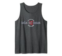 Isle of Iona Scotland Scottish Islands Distressed Tank Top