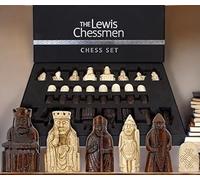 Isle of Lewis Large Chess Set, 83mm King Height, with Presentation Case