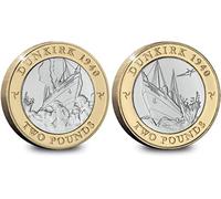 Isle Of Man 2020 Dunkirk £2 Coin Set