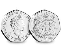 Isle Of Man 2020 Peter Pan 50p Coins (Peter Pan & Tinker Bell)