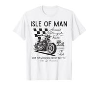 Isle of Man Biker Mountain Racing Manx Tourist Trophy T-Shirt