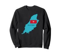Isle of Man Map and Flag Sweatshirt