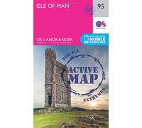 Isle of Man Map | Weatherproof | Port St Mary, Castletown & Ramsey | Ordnance Survey | OS Landranger Active Map 95 | Scotland | Walks | Cycling | Days Out | Maps | Adventure