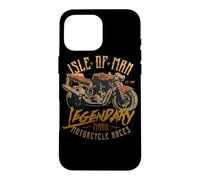 Isle Of Man Road Racing Legends Manx Biker Motorcycle Case for iPhone 16 Pro Max